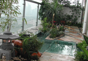日式经典庭院水景设计